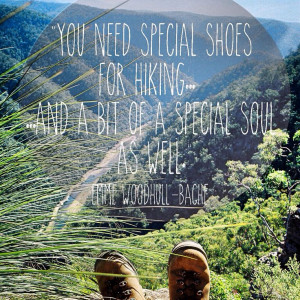 ... to breathe deeply and think happy outdoors thoughts! #hiking #quotes