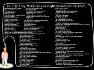 : Troy McClure EDAD: 40 años OCUPACIÓN: Actor, presentador, showman ...