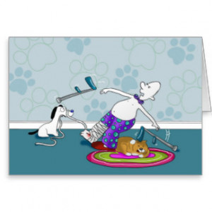 Related Pictures broken foot get well soon funny paper card by ...