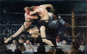 Vivid depictions of boxing matches: Bellows's 'Stag at Sharkey's ...