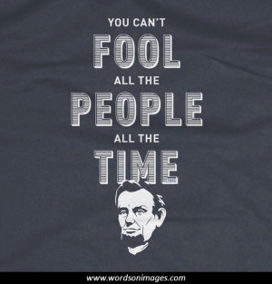 Abraham lincoln famous quotes
