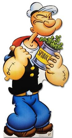 Popeye had the right idea: Favourite snack of cartoon strongman could ...