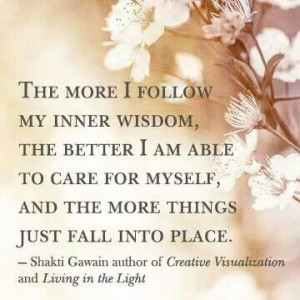 Following your inner wisdom