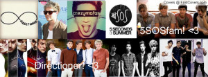 1D and 5SOS Cover Profile Facebook Covers