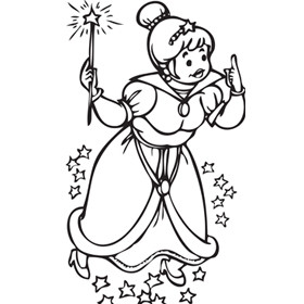 Fairy Godmother With Wand...
