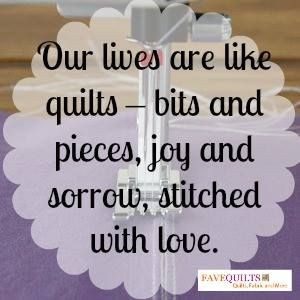 Quilts bring us 