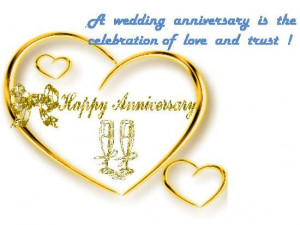 Wedding Anniversary is the Celebration of Love and Trust !