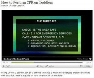 Learn CPR For Toddlers and Kids – Great To Know!