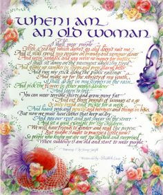 My Mum first showed me this poem.. Today a ggood friend reminded me ...