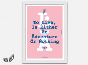 Art Print, Inspirational Quotes, Design Poster, 