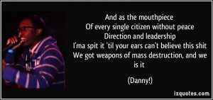 Danny! Quote