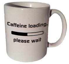 wait 11 oz coffee tea mug by MrGoodMug, $14.99 ceramic coffee mug