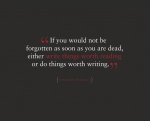 Benjamin Franklin - Motivation Picture Quote Wallpaper