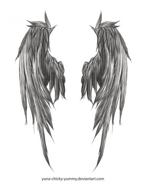 Dark Wings Tattoo by yuna-chicky-yummy