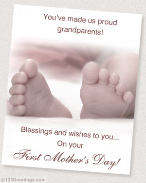 Wish Your Daughter Her First Mother Day