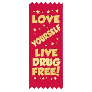 keep calm and stay drug free