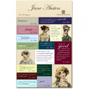 ... from the Sea: 50th Anniversary Edition Jane Austen Quotes Magnet Set