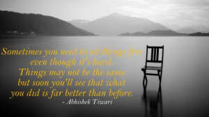 ... same but soon you'll see that what you did is far better than before