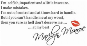 Marilyn Monroe Quotes for Facebook
