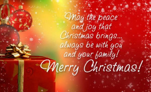 Merry Christmas Wishes For Your Friends And Family
