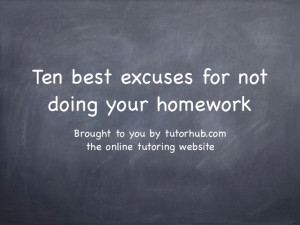 These are the funny homework excuses Pictures