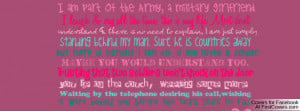 army girlfriend Profile Facebook Covers