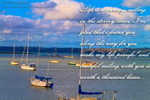sailing life is a journey sailing in the stormy ocean i m glad that i ...