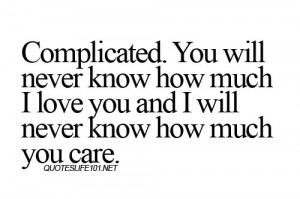 quotes about complicated love