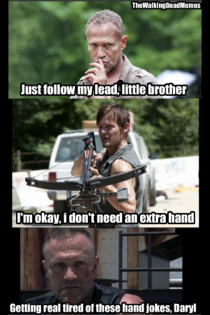 Merle: Doesn't find Daryl funny - The Walking Dead