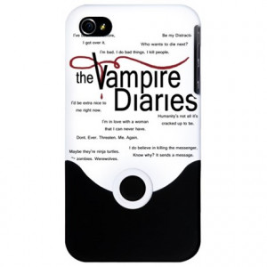 Bennet Gifts > Vampire Diaries Quotes iPhone 4 Slider Case