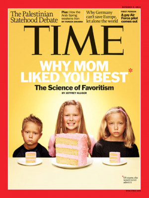 This week’s Time magazine which discusses the science of favoritism