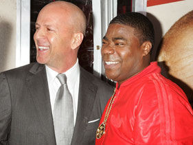 ... Willis and Tracy Morgan attend the premiere of 
