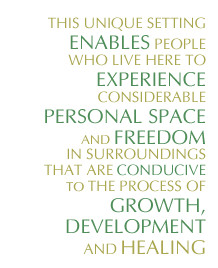 enables people who live here to experience considerable personal ...