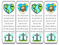 ohn 3 16 bible bookmarks printable john 3 16 bible bookmarks to help ...