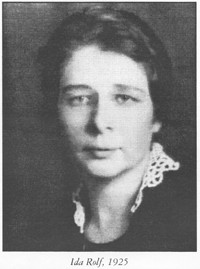 Dr Ida P Rolf was the founder of Structural Integration In 1920 she