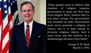 Words from Our Presidents: Bush, Sr., on the Freedom of Religion