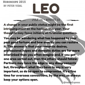 Zodiac signs, horoscope 2015, Leo horoscope 2015, Leo predictions 2015 ...