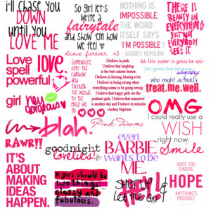PINK QUOTES - Polyvore
