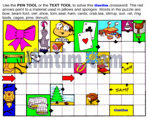 Free Drawing Crossword...