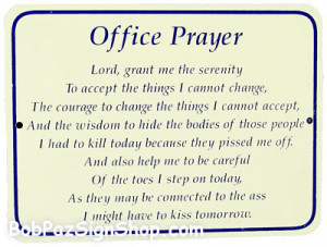 Funny Office Jokes Funny Office Prayer