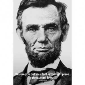 Abraham Lincoln Stand Firm Quote History Poster Prints at AllPosters ...