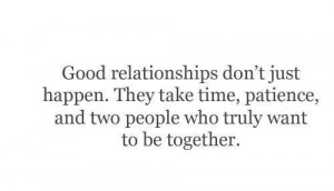 Building a relationship...