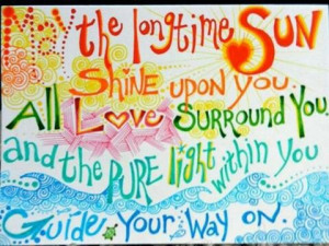 Sun shine