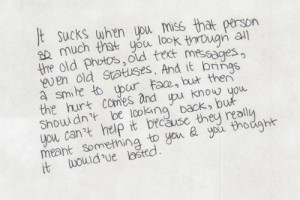 When You Miss That Person So Much That You Look Through All The Old ...