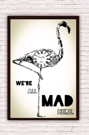 Alice in Wonderland Inspired // We're All Mad Here Quote // Trippy ...
