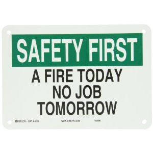 Brady 43265 Aluminum Safety Slogans Sign, 7