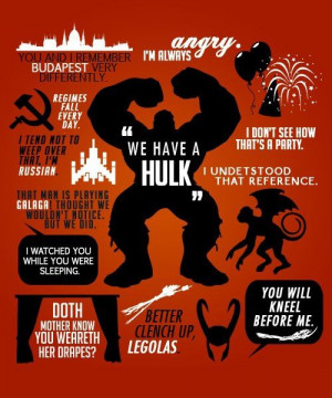 Some of the best quotes from the Avengers movie. (I found this on ...