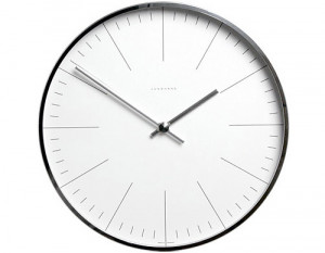 max bill wall clock with lines