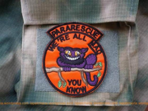 Pararescue patch designed in 1971 and still in use. Quote from Alice ...
