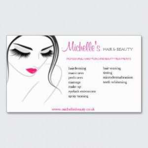 Business Cards » Hair & Beauty Salon, Design